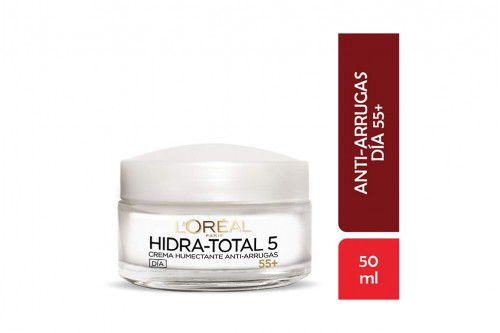L'Oréal Hidra Total 5 Experto Anti-Arrugas Caja Con Pote Con 50 mL