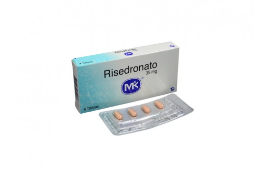 Risedronato 35 mg En Caja Con 4 Tabletas