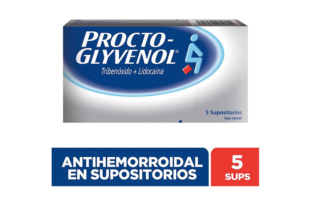 Procto – Glyvenol Caja Con 5 Supositorios Rx