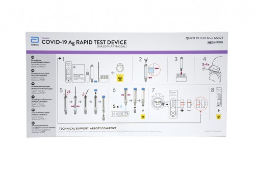 Prueba Covid-19 Ag Rapid Test Device Nasopharyngeal Panbio Caja Con 25 Unidades