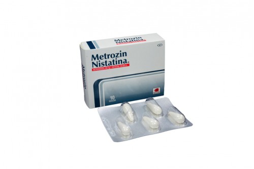 Metrozin Nistatina Caja Con 10 Óvulos