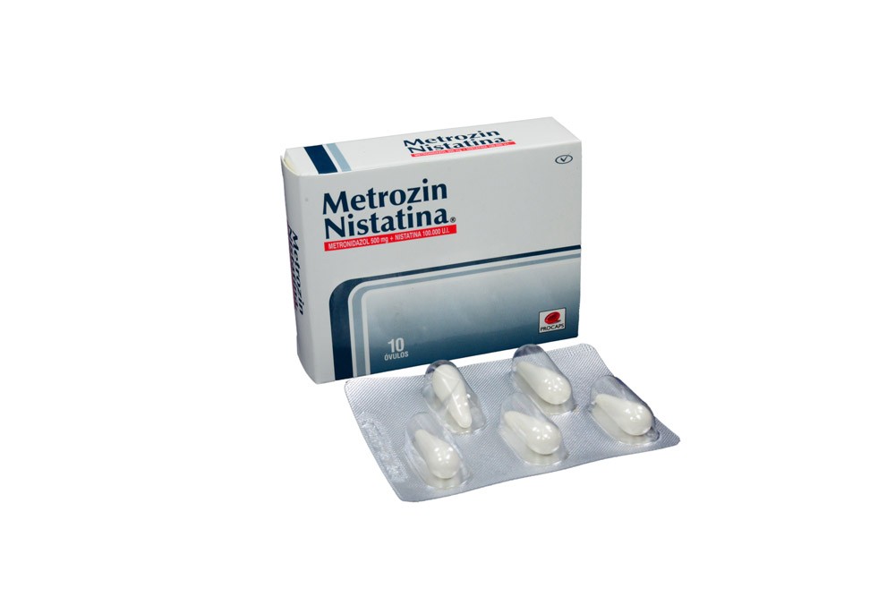 Metrozin Nistatina Caja Con 10 Óvulos