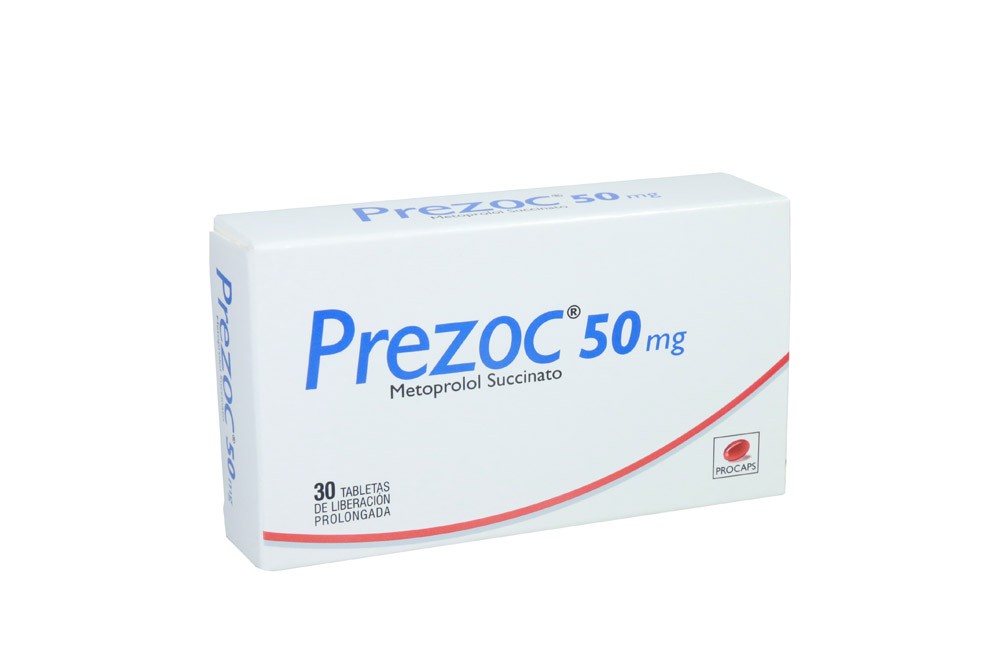 Prezoc 50 Mg Caja Con 30 Tabletas De Liberación Sostenida