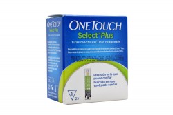 Onetouch Select® Plus Test Strips Caja Con 25 Unidades De Tirillas