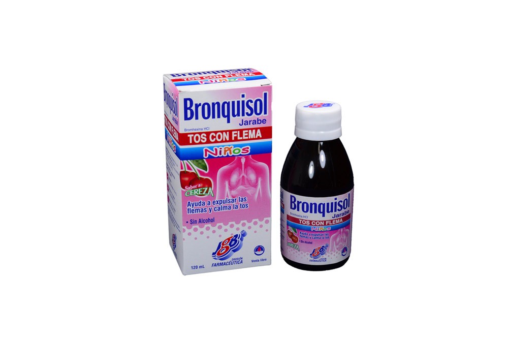 Bronquisol tos seca adultos jarabe frasco 120ml