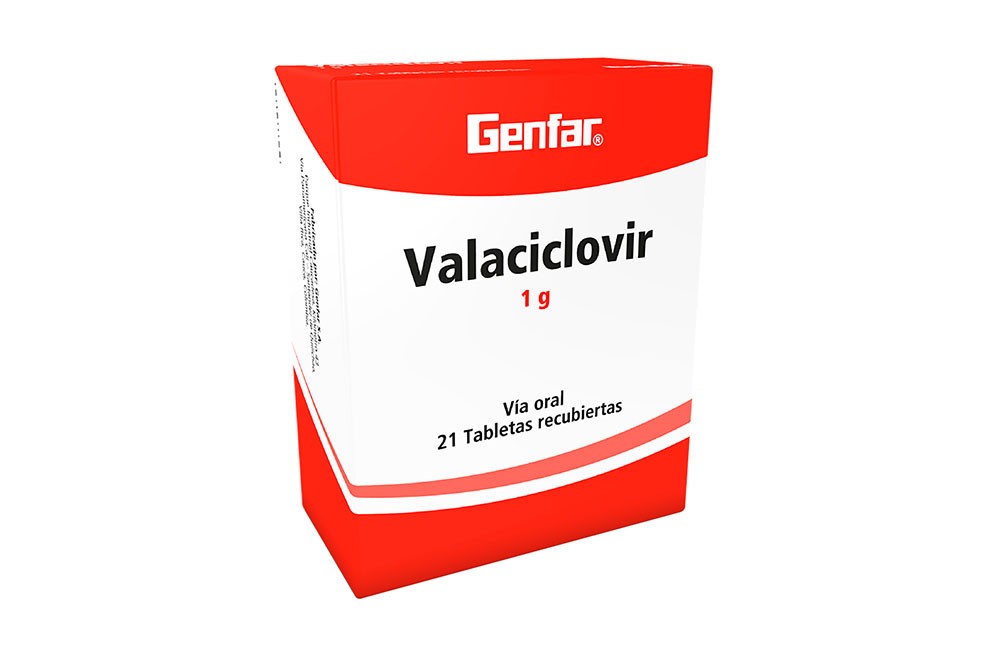 VaLACIclovir 1 g Caja Con 21 Tabletas Rx Rx4