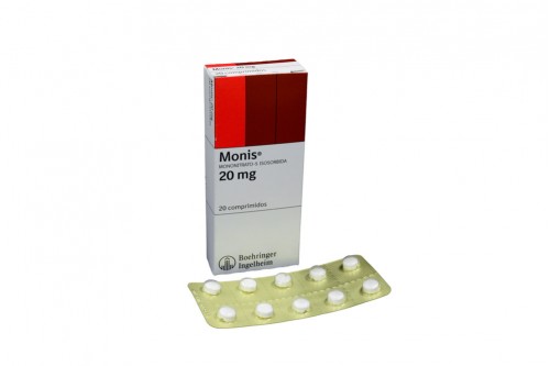Monis 20 Mg Oral En Caja Por 20 Tabletas