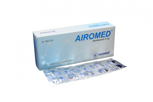 Airomed 4 Mg En Caja Por 90 Tabletas