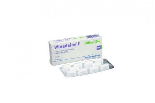 Winadeine F Caja Con 10 Tabletas Rx