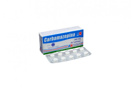 Carbamazepina 200 Mg Oral En Caja Por 40 Unidades
