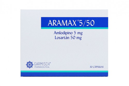 Aramax 5 / 50 mg Caja Con 30 Cápsulas Rx