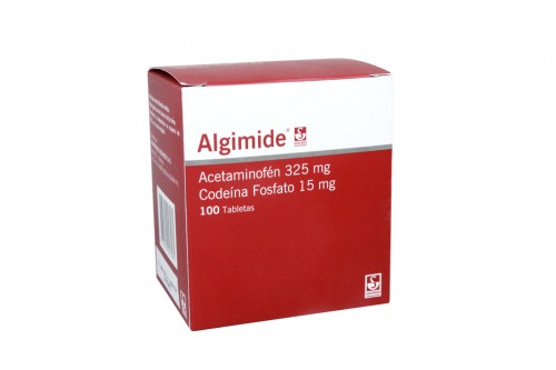 Algimide 325 / 15 mg Caja Con 100 Tabletas
