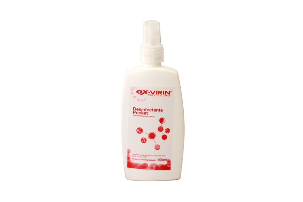 Desinfectante De Alto Nivel En Spray Ox-Virin Con 100 mL