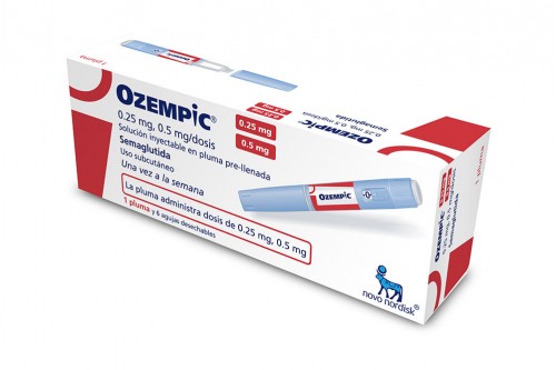 Ozempic 1.34 Mg /Ml Inyectable (0.25/0.5mg) Caja Con 1 Pluma Y 6 Agujas  Rx Rx1 Rx3 Rx4