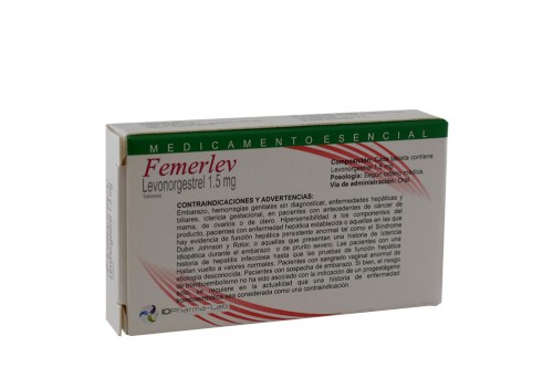 Femerlev 1.5 mg Caja Con 1 Tableta