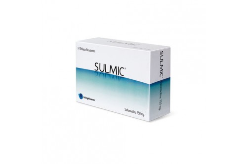 Sulmic 750 mg con 14 tabletas recubiertas Rx Rx2
