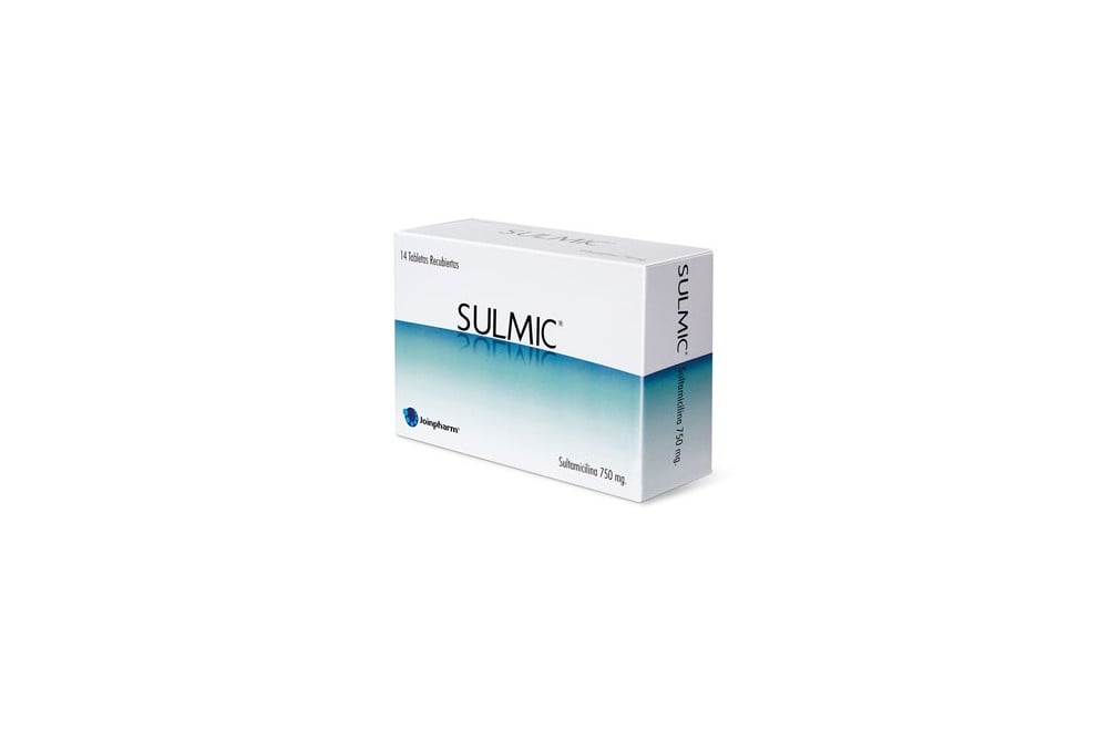 Sulmic 750 mg con 14 tabletas recubiertas Rx Rx2