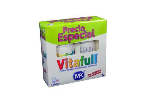 Vitafull Caja Con 30 Tabletas + Luteina Frasco De 100 mL