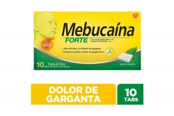 Mebucaína Forte Caja Con 10 Tabletas