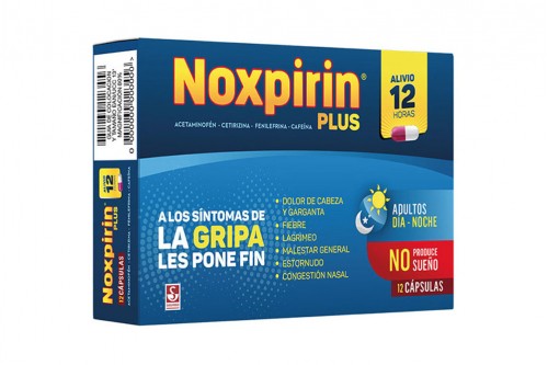 Noxpirin Plus Caja Con 12 Cápsulas Col - Id Reusar