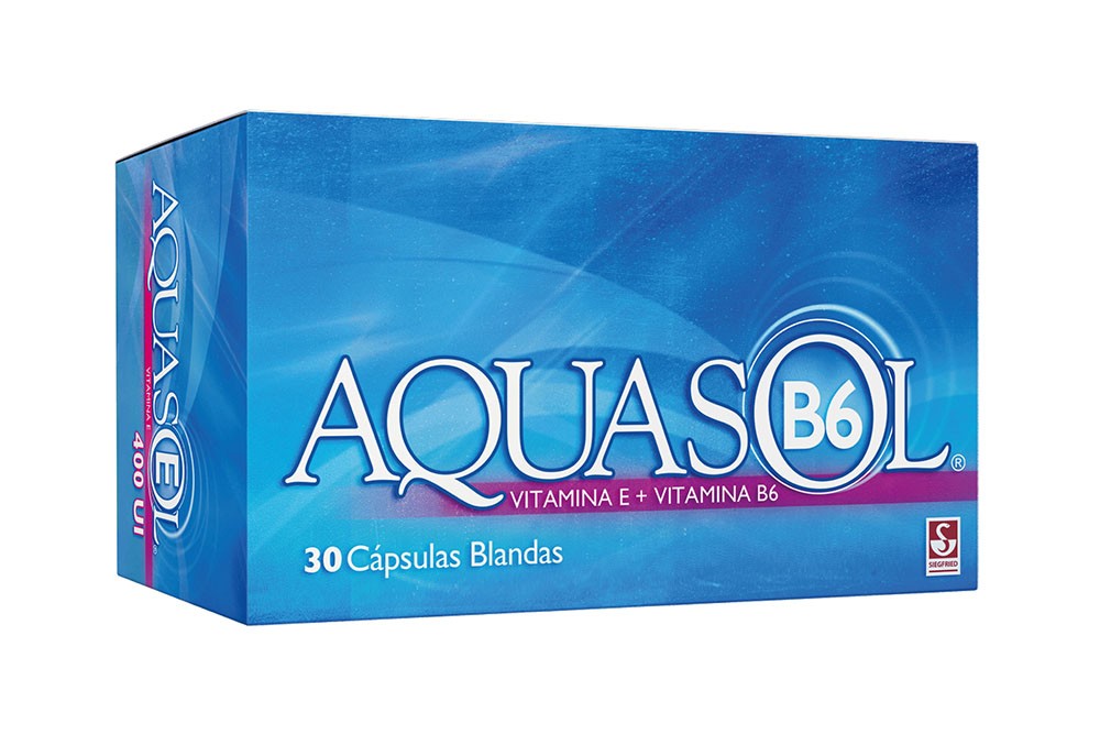 Aquasol B6 400 Ui / 50 Mg Caja Con 30 Cápsulas Blandas Col
