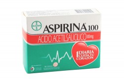 Aspirina Bayer 100 mg Caja Con 140 Tabletas
