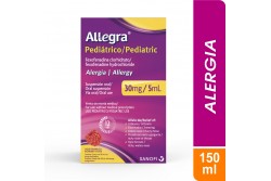 Allegra Pediátrico 30 mg / 5 mL Suspensión Oral Caja Con Frasco Con 150 mL