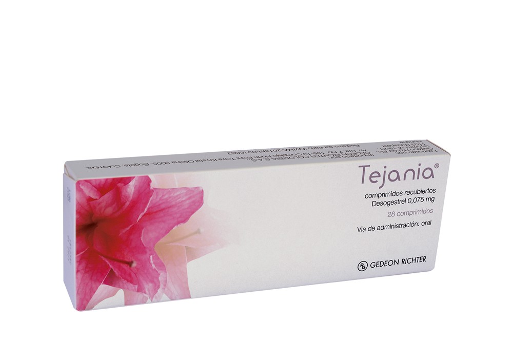 Tejania 0.075 mg Caja Con 28 Comprimidos Recubiertos Rx Rx1