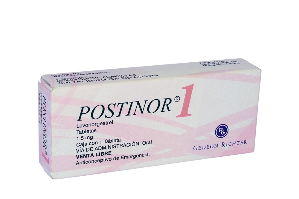 Postinor 1.5 mg Caja Con 1 Comprimido