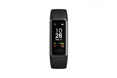 Reloj Monitor de Salud Smartwatch Multifuncional Rectangular Color Negro Con Hebilla Cubitt