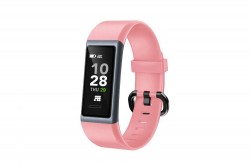 Smartwatch Multifuncional Rectangular Color Rosa Con Hebilla - Cubitt
