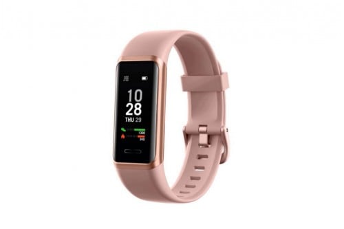 Monitor de Salud Smartwatch CTI Serie 1 Multifuncional Rectangular Color Rosa Con Hebilla - Cubitt
