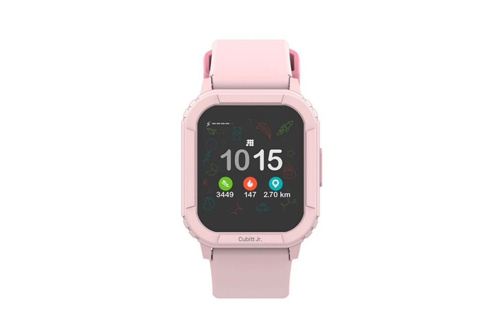 Monitor de Salud Smartwatch Multifuncional Cuadrado Cubitt Color - Rosa Con Hebilla
