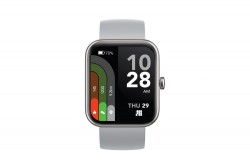 Smartwatch Multifuncional Cuadrado Color Gris Con Hebilla - Cubitt