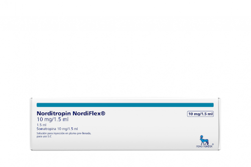 Norditropin Nordiflex 10 mg/1.5 ml Caja Con 1 Pluma Prellenada Rx Rx1 Rx3