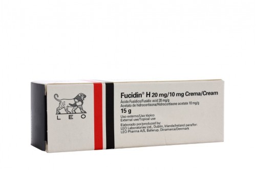Fucidin H 20 Mg/10 Mg Caja Con Tbo 15 Gramos Crema