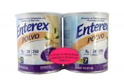 Enterex Vainilla Promo 2 Empaques Con 400 g C/U - 2da Unidad A Mitad De Precio