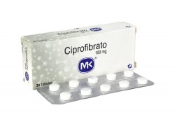 Ciprofibrato 100 mg Caja Con 30 Tabletas Recubiertas Rx