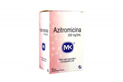 Azitromicina Mk Oral En Caja Con Frasco Por 15 mL Rx2