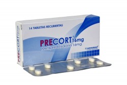 Precort 16 mg Caja Con 14 Tabletas Recubiertas Rx Rx2