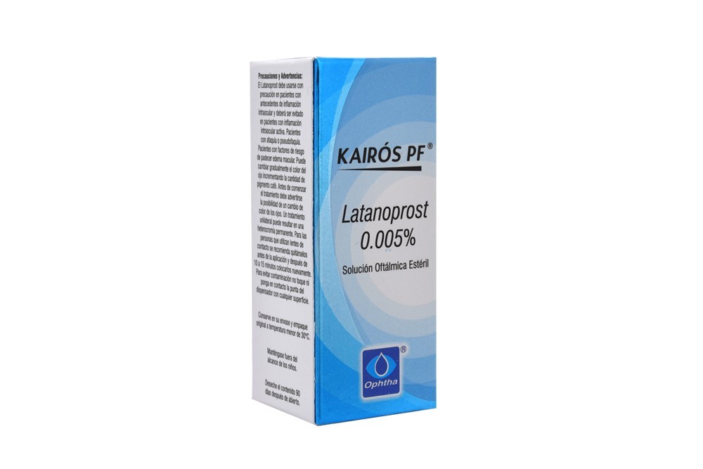 Kairos PF ® Solución Oftálmica Caja Con Frasco Con 5 mL Rx Rx1