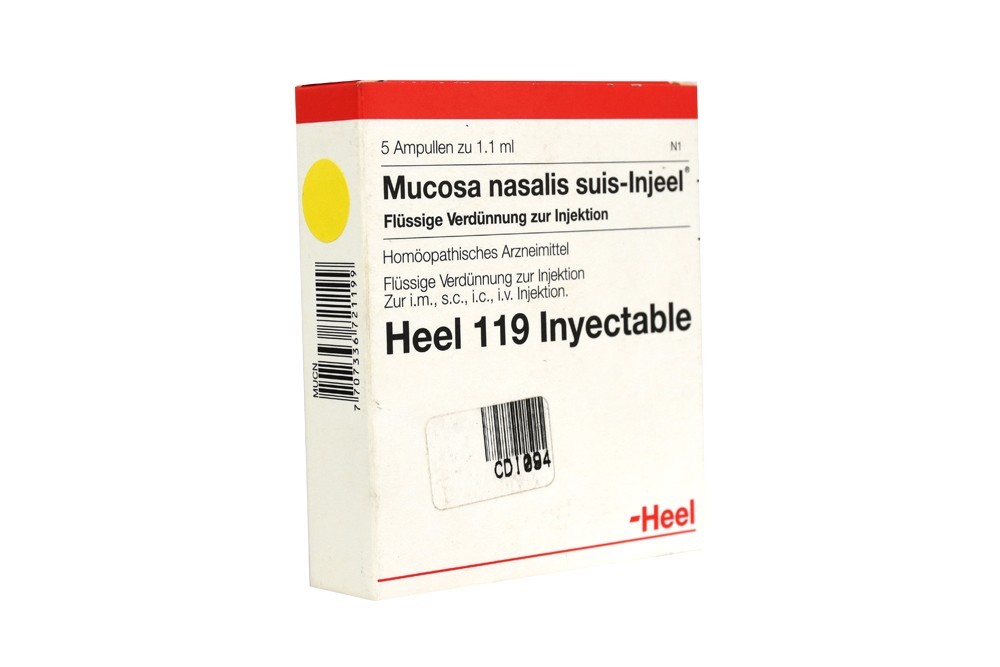 Mucosa Nasalis Suis Heel Caja Con 5 Ampollas Con 1.1 mL Rx Rx4