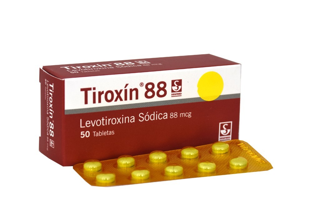 Tiroxín 88 mcg Caja Con 50 Tabletas Rx Rx4