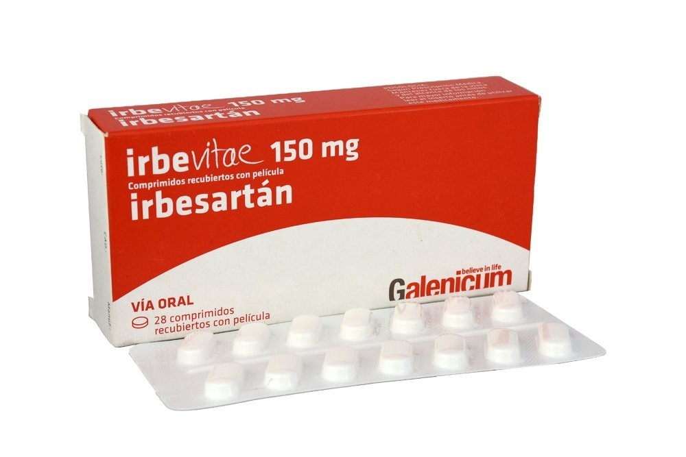 Irbevitae 150 mg Caja Con 28 Comprimidos Recubiertos Rx Rx1 Rx4