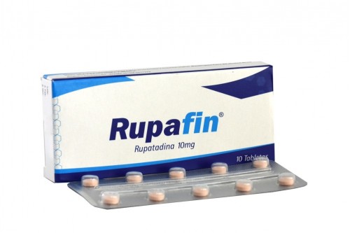 Rupafin 10 Mg Caja Con 10 Tabletas Rx