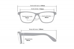 Gafas De Lectura Pregraduadas Zoom To Go Style +2.75 Color Café Empaque Con 1 Unidad