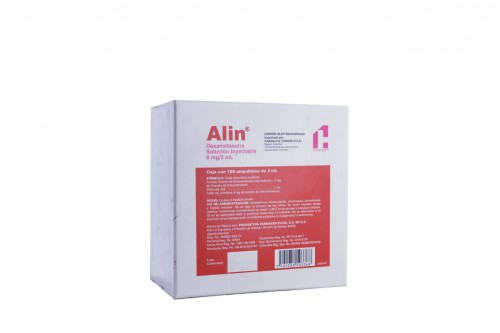 Chinoin Alin Solución Inyectable 8Mg/2Ml Caja Con 100 Ampollas