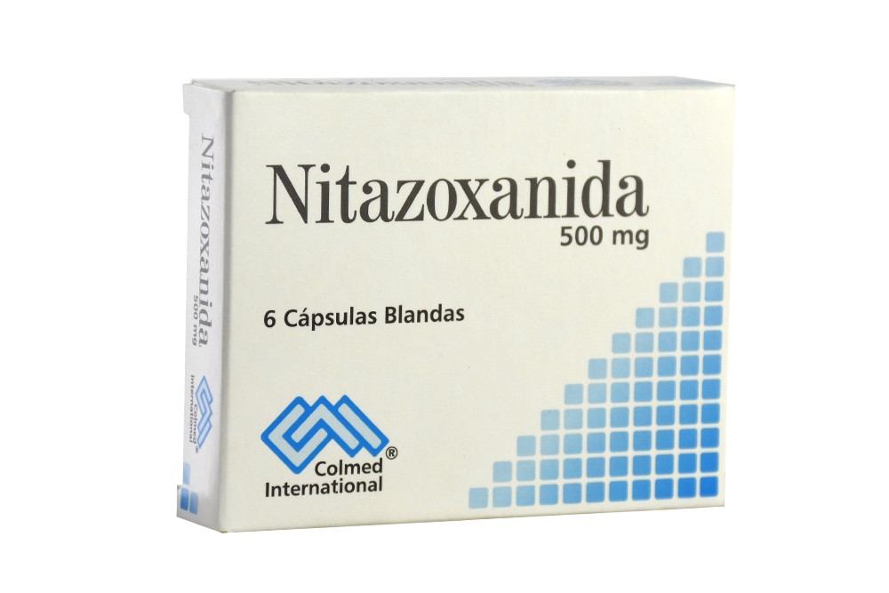 Nitazoxanida Colmed 500 Mg Oral En Caja Por 6 Unidades Rx