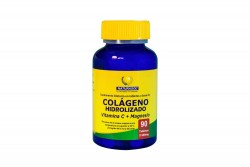 Colágeno Hidrolizado 500mg Con Vitamina c + Magnesio Caja Con 90 Tabletas