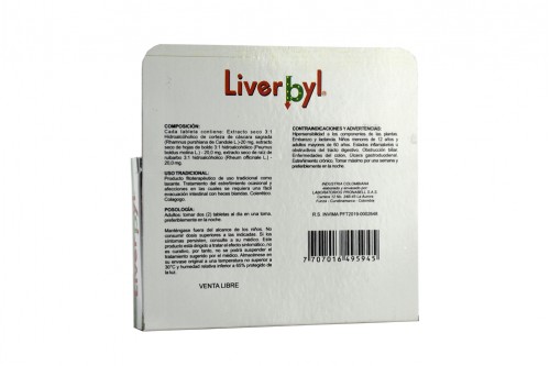 Liverbyl Caja Con 30 Tabletas